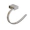 Modern Polished Chrome Towel Ring